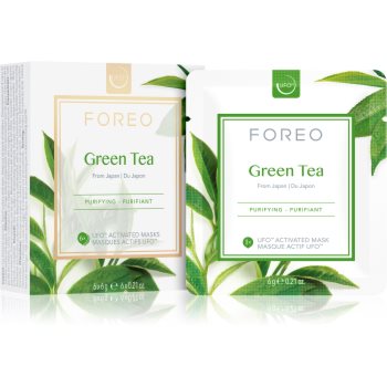 FOREO UFO™ Green Tea Masca pentru fata cu efect catifelant si revigorant - imagine 2